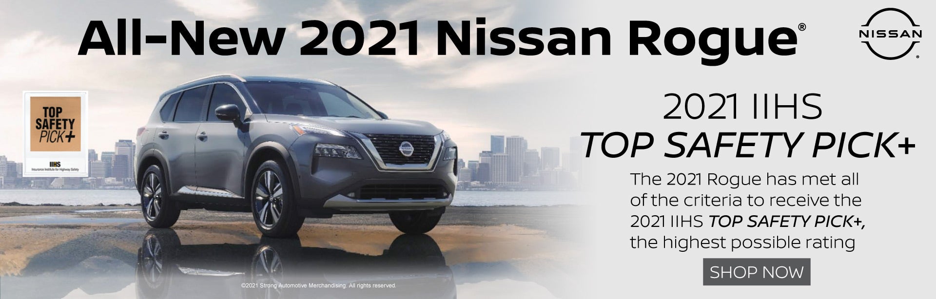 All-New 2021 Nissan Rogue - 2021 IIHS Top Safety Pick